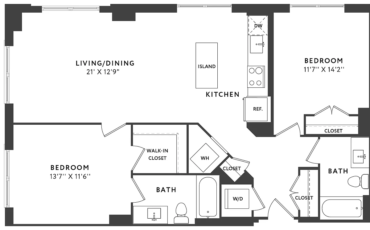 Floor plan B8