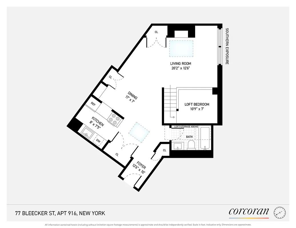 77 Bleecker Street #916 in Greenwich Village, Manhattan