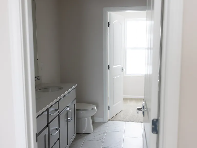 Master Bathroom with walk way to closet