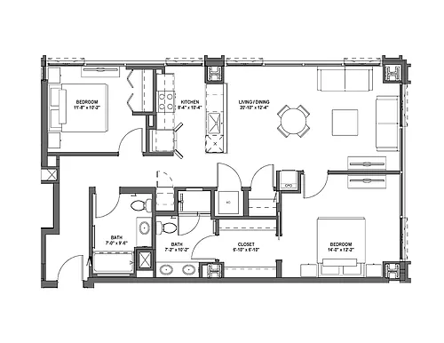 Floor plan C5