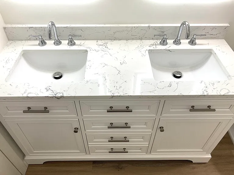 Bathroom 1-Double Vanity with Quartz