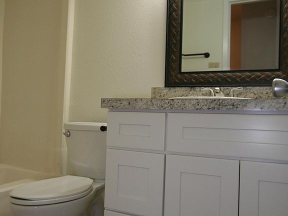 Both the guest and master bathes are updated.