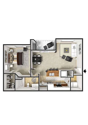 Floor plan Alcove