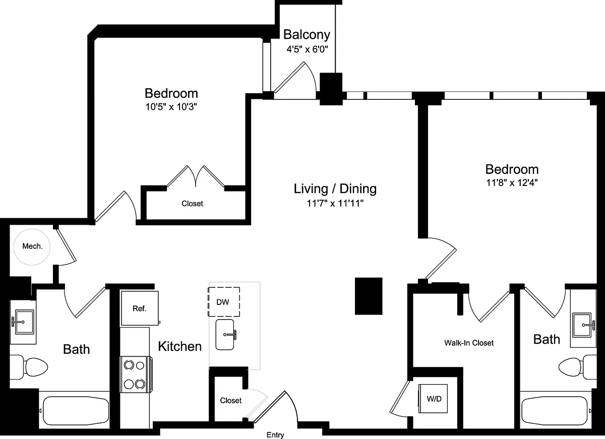Floor plan 2C1