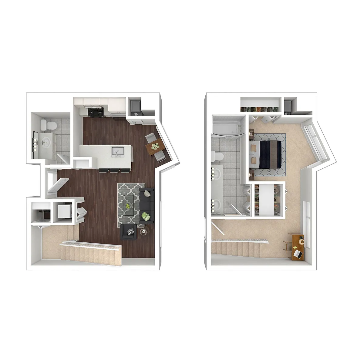 Floor plan Townhouse a2.1.5