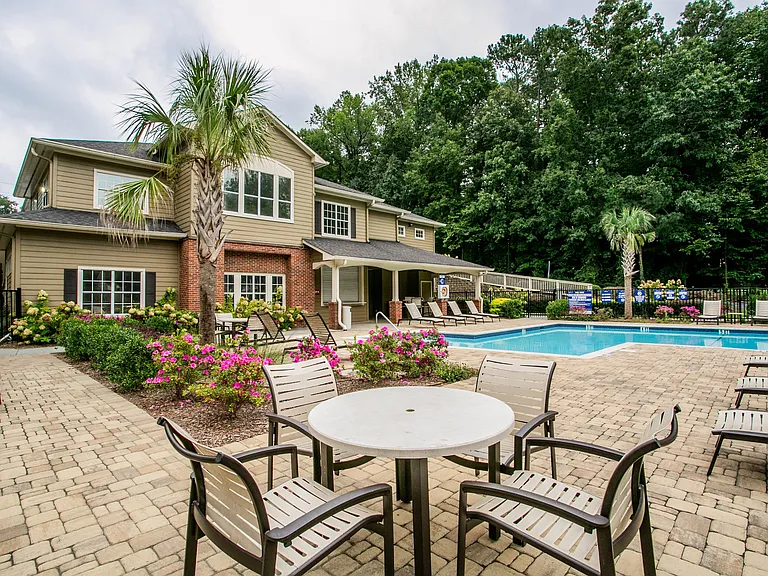 Poolside Seating and Sundeck