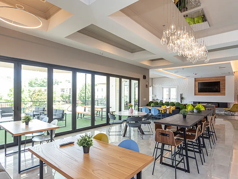 Expansive 2-Story Clubhouse & Panoramic Terrace | Vie at University Downs