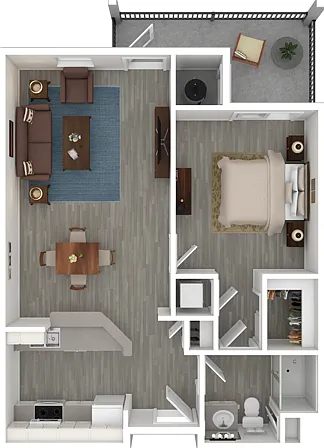 A2 | 1x1 | 745 sq ft A2 | 1x1 | 745 sq ft