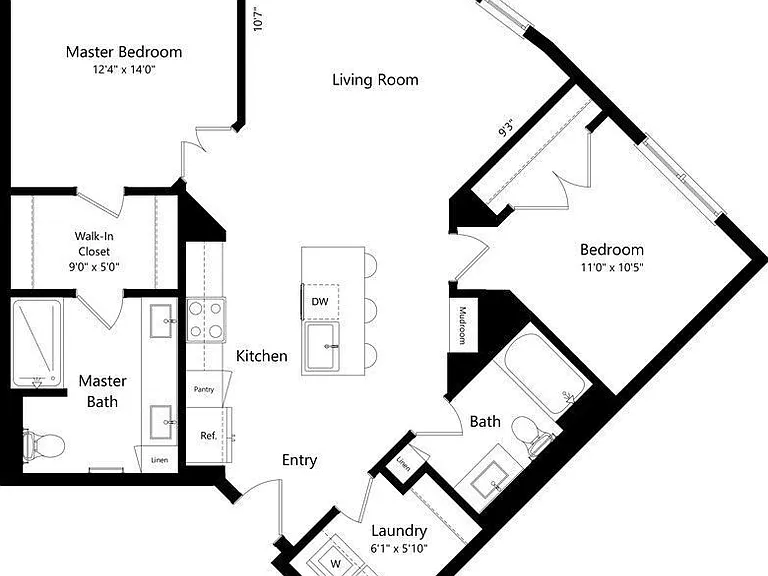 Lagoon floor plan Waterford Bay