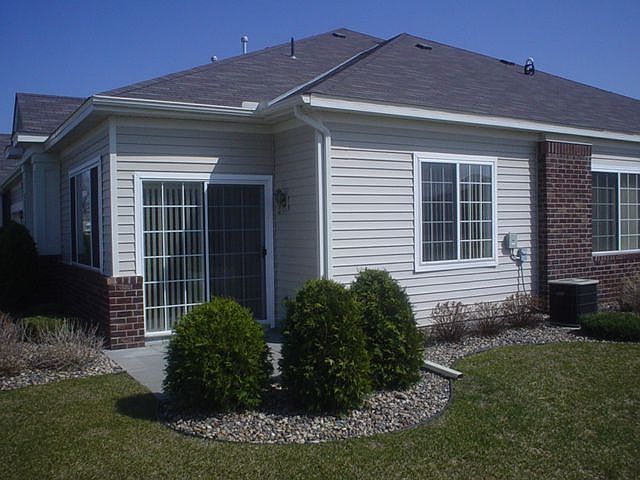 west facing patio