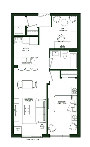 Floor plan 305