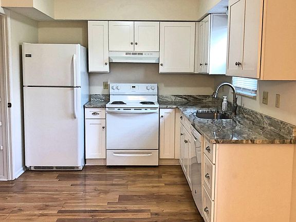 Large kitchen includes generous pantry closet.