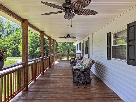 Large covered deck