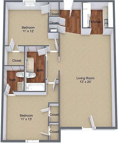 Floor plan The Bradford