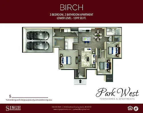Floor plan Birch