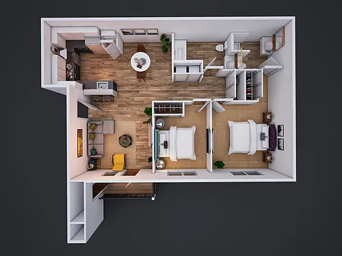 Floor plan 2X2