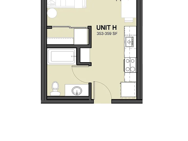 studio - 353-359sf studio - 353-359sf