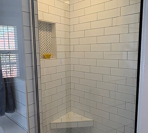 Primary bath shower