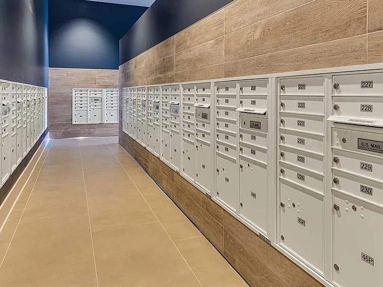 Resident mail area