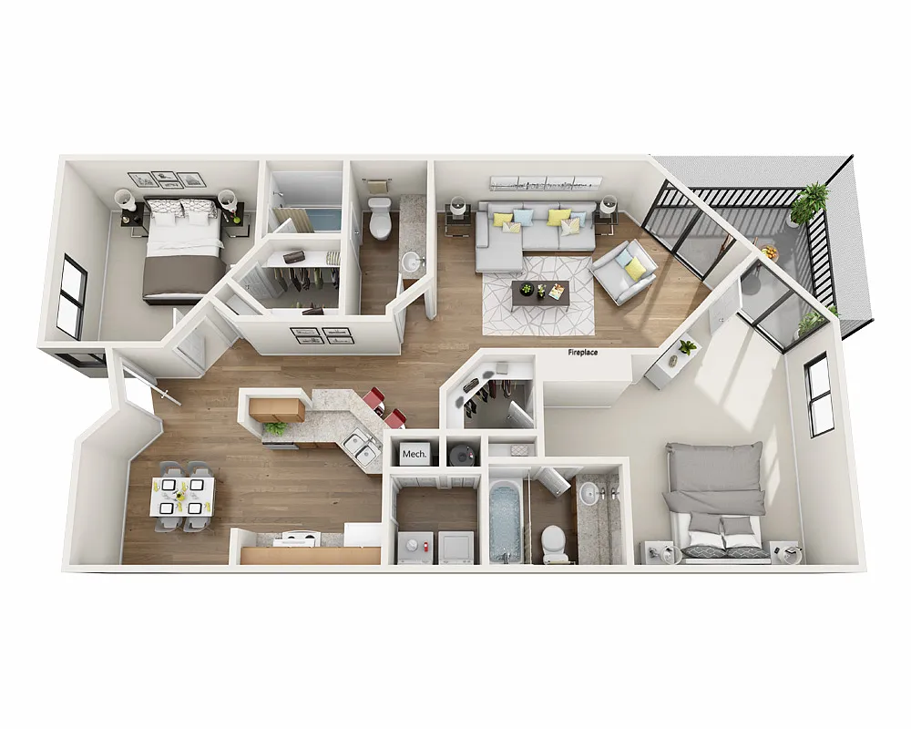 Floor plan Las Brisas