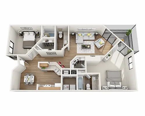 Floor plan Las Brisas