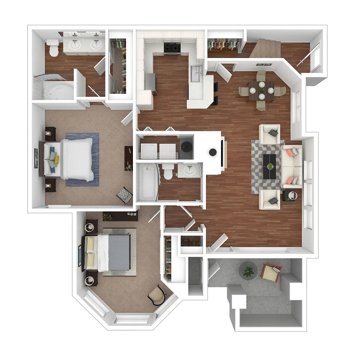 Floor plan B1