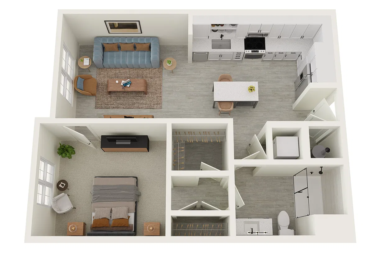 Floor plan A1. Alt 1