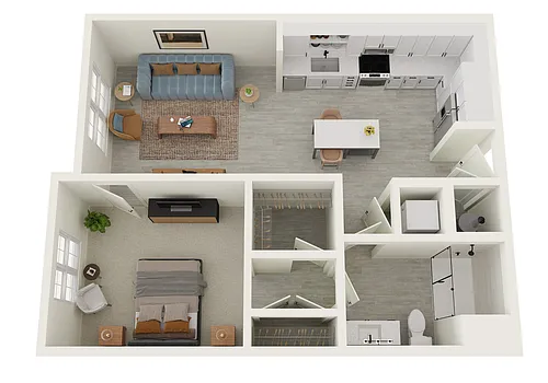 Floor plan A1. Alt 1