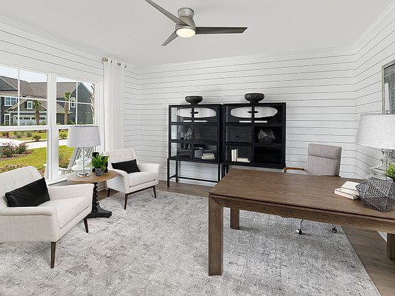 Utilize the Flex Room as a home office or study