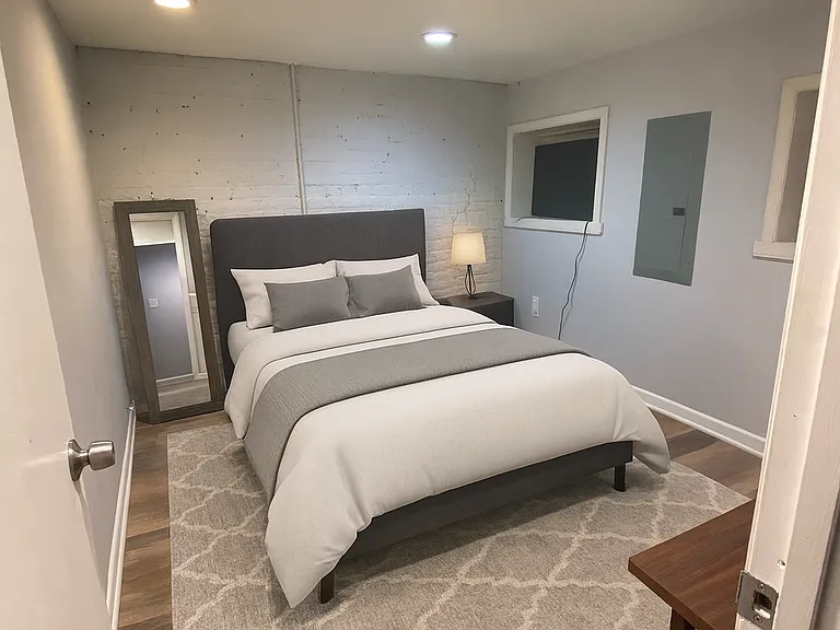 Basement front bedroom