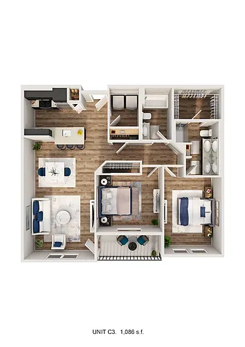 Floor plan C3