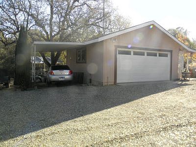 Carport and garage