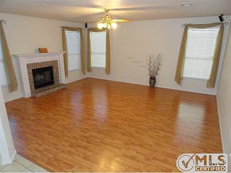 Gorgeous wood floor living.