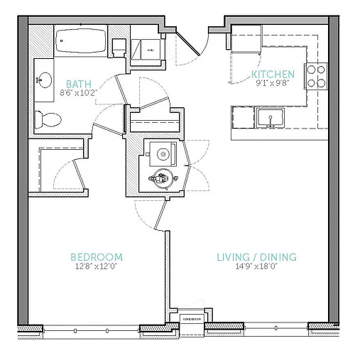 Floor plan 2-A4