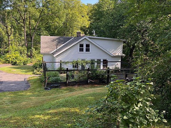 View from back yard and garden.