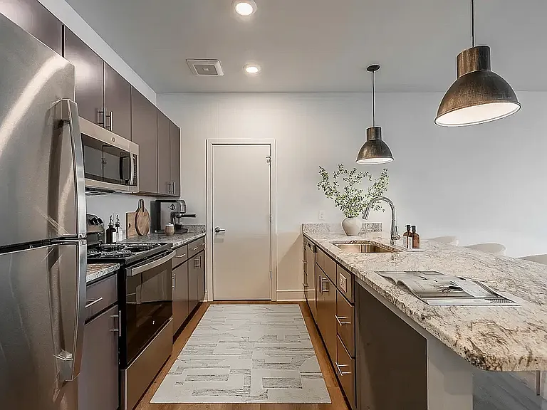 Sleek, Fully Equipped Kitchens