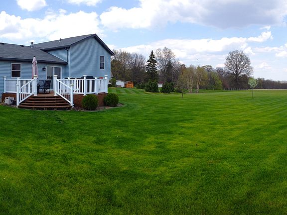 Large back yard with a view