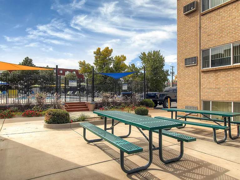 Our Picnic Area at Off Broadway Flats in Englewood Colorado