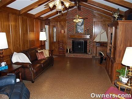Pecan-paneled Family Room