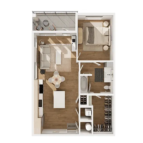 Floor plan A1D