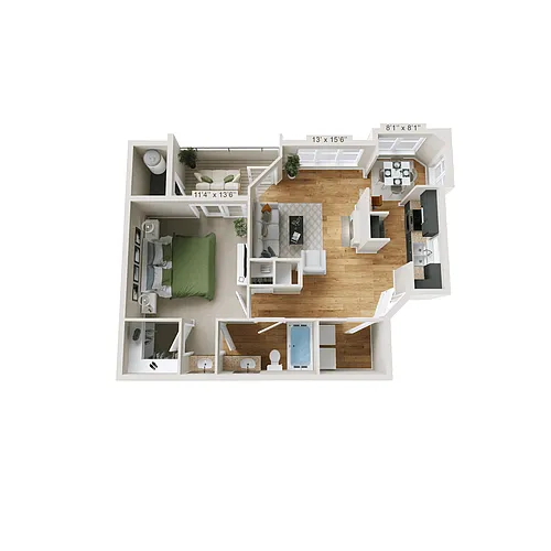 Floor plan The Brighton - Renovated