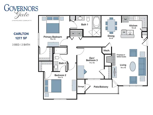 Floor plan Carlton