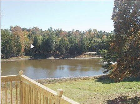 View of pond from Unit A deck