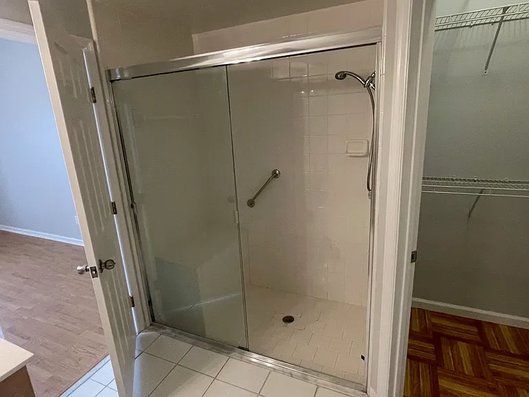 Master shower