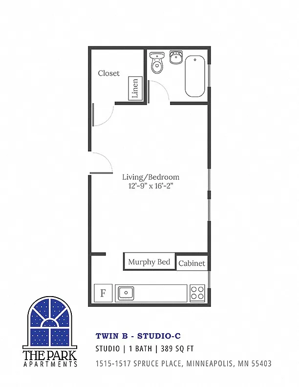 Floor plan Twin B | Studio-C