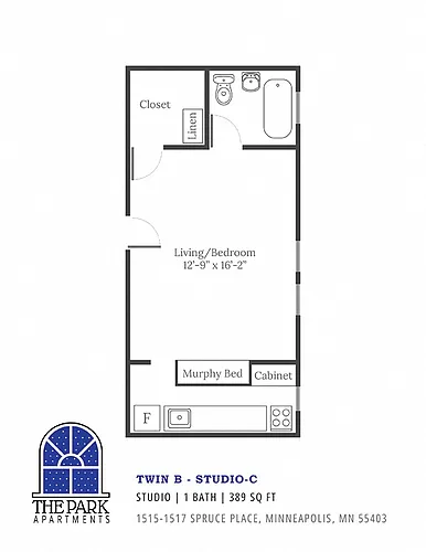 Floor plan Twin B | Studio-C