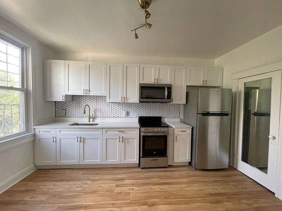 Newly updated kitchen with stainless steel appliances