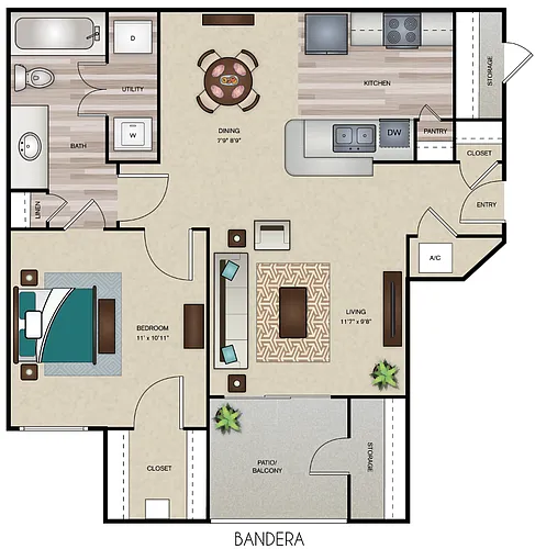 Floor plan Bandera