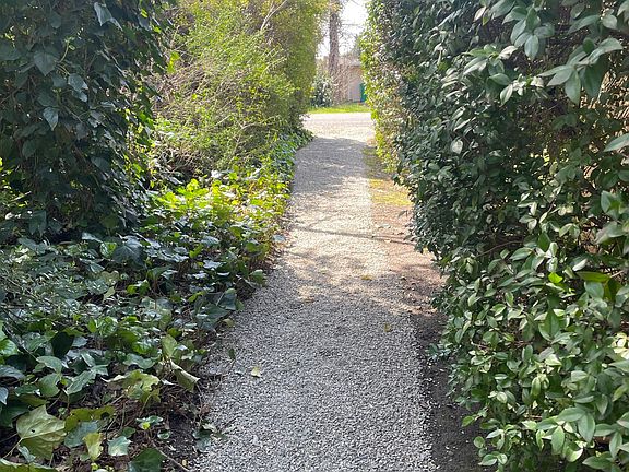 Pathway from the cottage.
