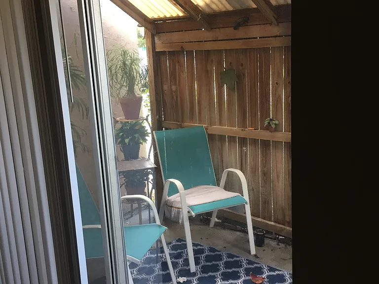Private patio
